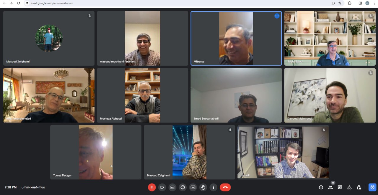 Arak Hamyar monthly meeting